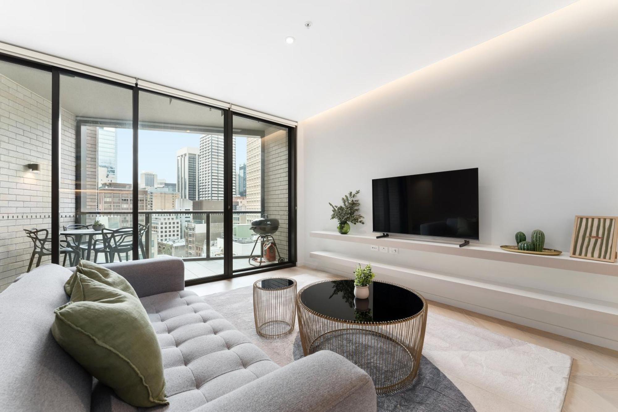 Luxury 2br 2ba & Free Parking - 5 Min Walk To Town Hall & Darling Harbour Apartment *